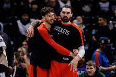 双塔效应！G2申京与亚当斯同场10分钟狂砍8分 进攻篮板率高达56%